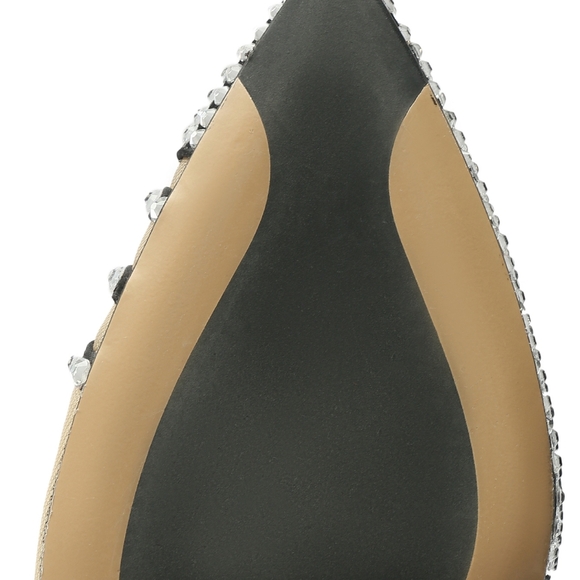 Marina Rinaldi Elegant Black and Silver Women's Heels Size 39 - Picture 5 of 6